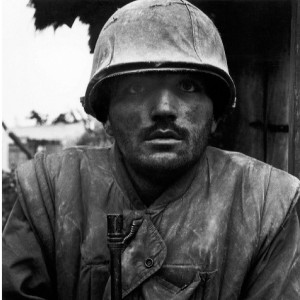 Shell-shocked US soldier awaiting transportation away from the frontline, T&ecirc;t Offensive, Hu&eacute;, South Vietnam, 1968. Photo by Don McCullin.